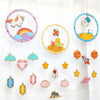 MUKAYIMO Christmas DIY Graffiti Wind Chime Ornaments Dream Catcher (not including colored products)