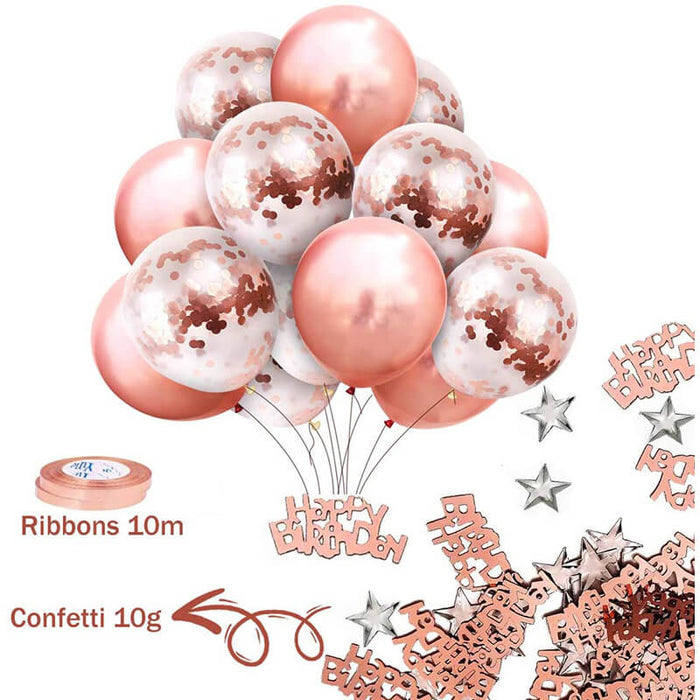 Rose Gold Tablecloth Party Decoration Scen