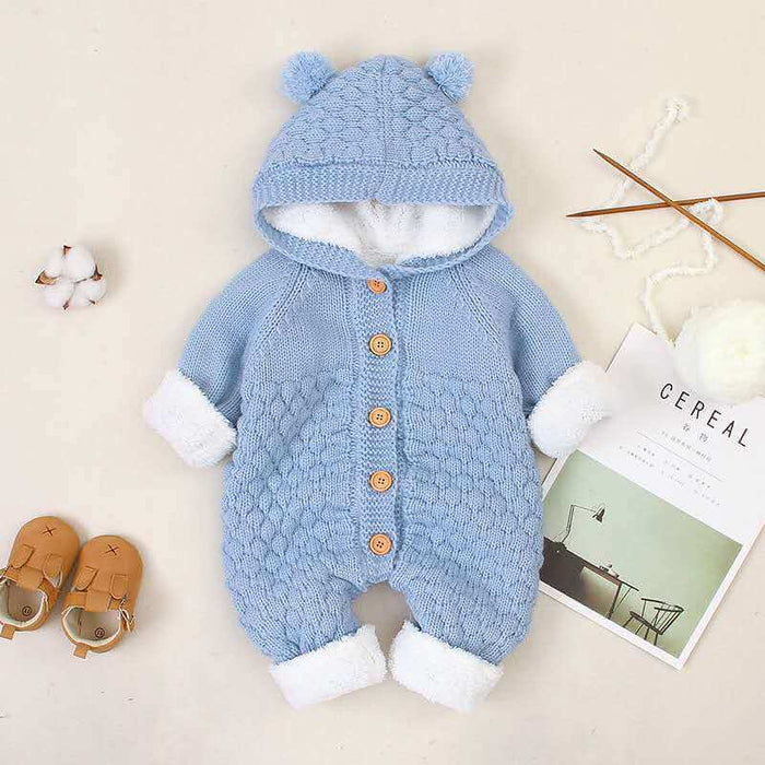 MUKAYIMO Baby Knitted Sweater Crawling Clothes