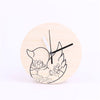 MUKAYIMO Creative DIY Clock Coloring Time Management