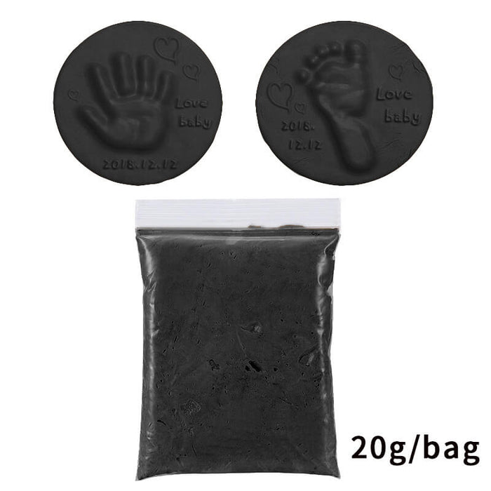 MUKAYIMO Baby Hand and Foot Ink Pad Soft Clay Fluffy Material DIY Handprint Footprint Fingerprint