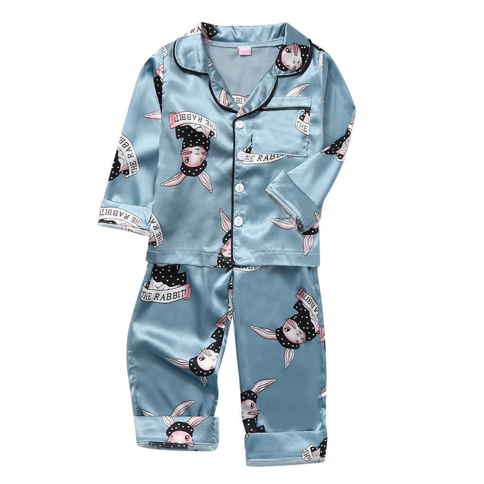 MUKAYIMO Ice Silk Children's Home Wear Pajamas