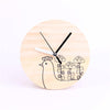 MUKAYIMO Creative DIY Clock Coloring Time Management