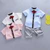 Children's Two-piece Short-sleeved Shorts