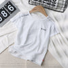 Small And Medium-sized Children's Round Neck Mesh Comfortable Half-sleeved Blouse
