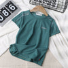 Small And Medium-sized Children's Round Neck Mesh Comfortable Half-sleeved Blouse