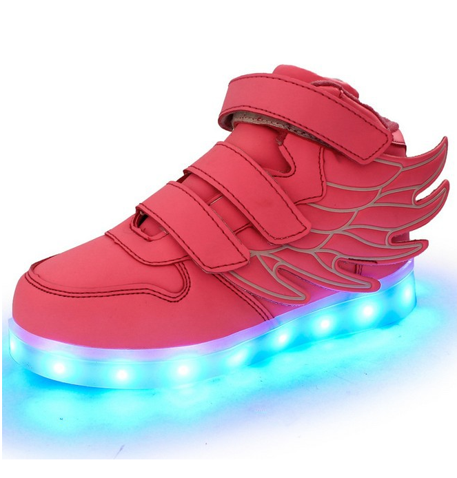 Buy Children Shoes LED Light Kids Shoes with light Baby Boys Girls Lighting  Sneakers Casual Children Sneakers (5.5, White) Online at desertcartINDIA