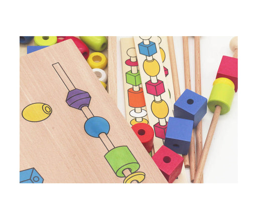 Montessori-Three-Color Six-Body Large Bead