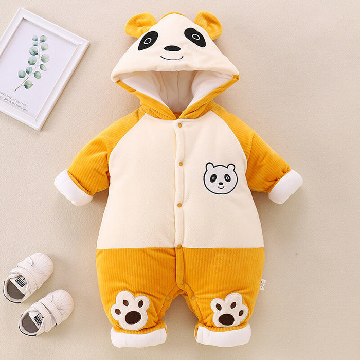 MUKAYIMO Infant One-piece Winter Thicken Cotton Romper