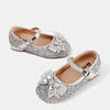 Children's High Heels Crystal Girls Princess Single  Leather Shoes