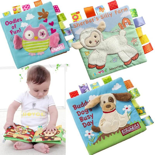 MUKAYIMO Newborn Baby Toys Learning Educational Kids Cloth Books