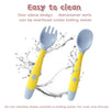 MUKAYIMO Eating Training Tableware Silicone Flexible Soft Spoon