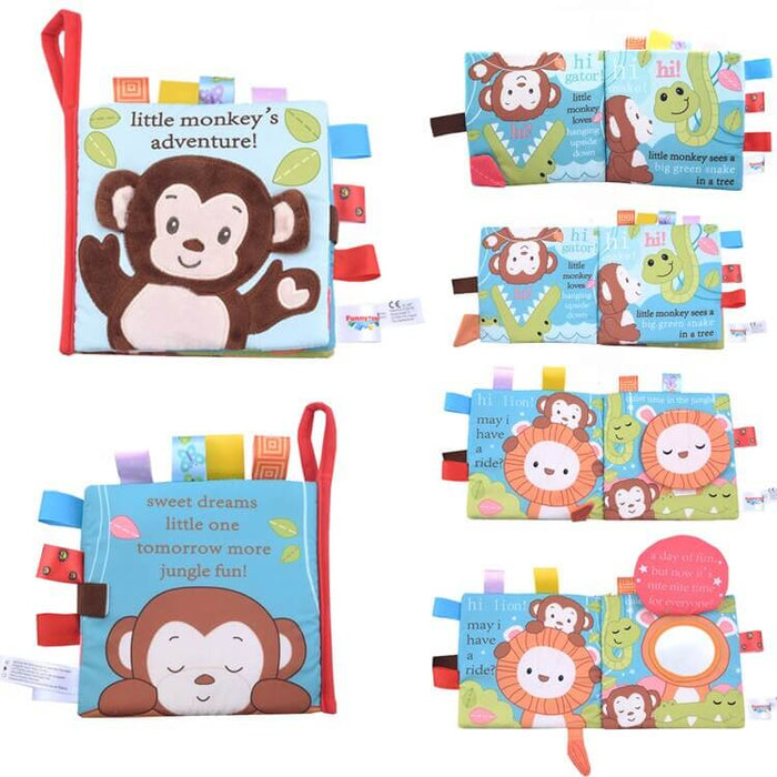 MUKAYIMO Newborn Baby Toys Learning Educational Kids Cloth Books