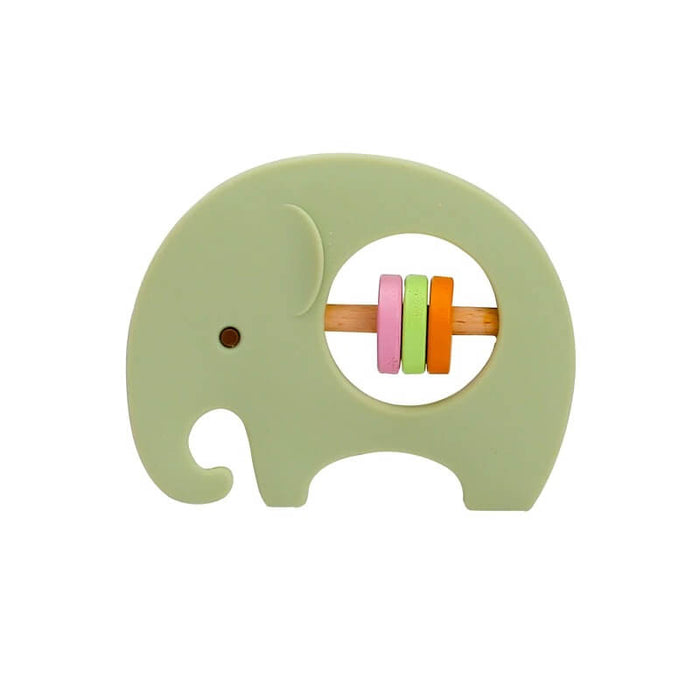 MUKAYIMO Baby Food Grade Silicone Teether Rattle