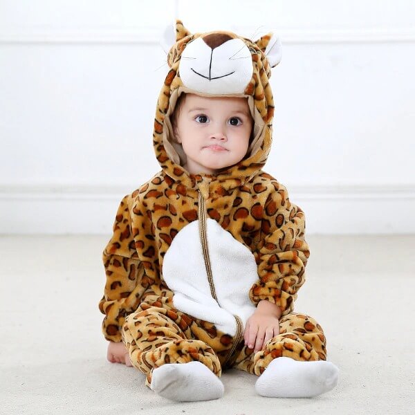 MUKAYIMO Autumn and Winter New Baby One-Piece Animal Romper