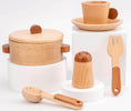 Mukaimo House Kitchen Set Made Of Logs