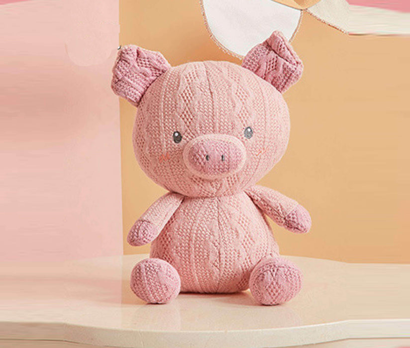 Mukaimo Pig Knitted Comfort Doll