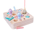 Mukaimo Wooden Fishing Caterpillar Toy Set