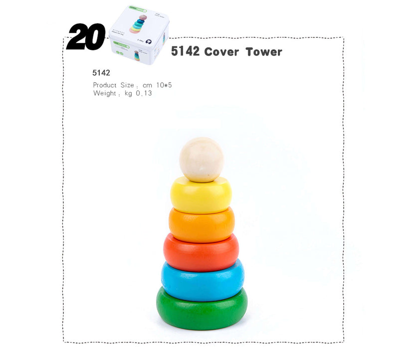 Mukayimotoys 5142 Travel Tin Box Portable Toys (Various Types)