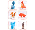Mukayimotoys Handmade Solid Wood Carving Animal Suit Series