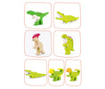 Mukayimotoys Handmade Solid Wood Carving Animal Suit Series